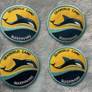 Seaworld Camp Sleepovers Patch Set - Yellow, Teal, Navy